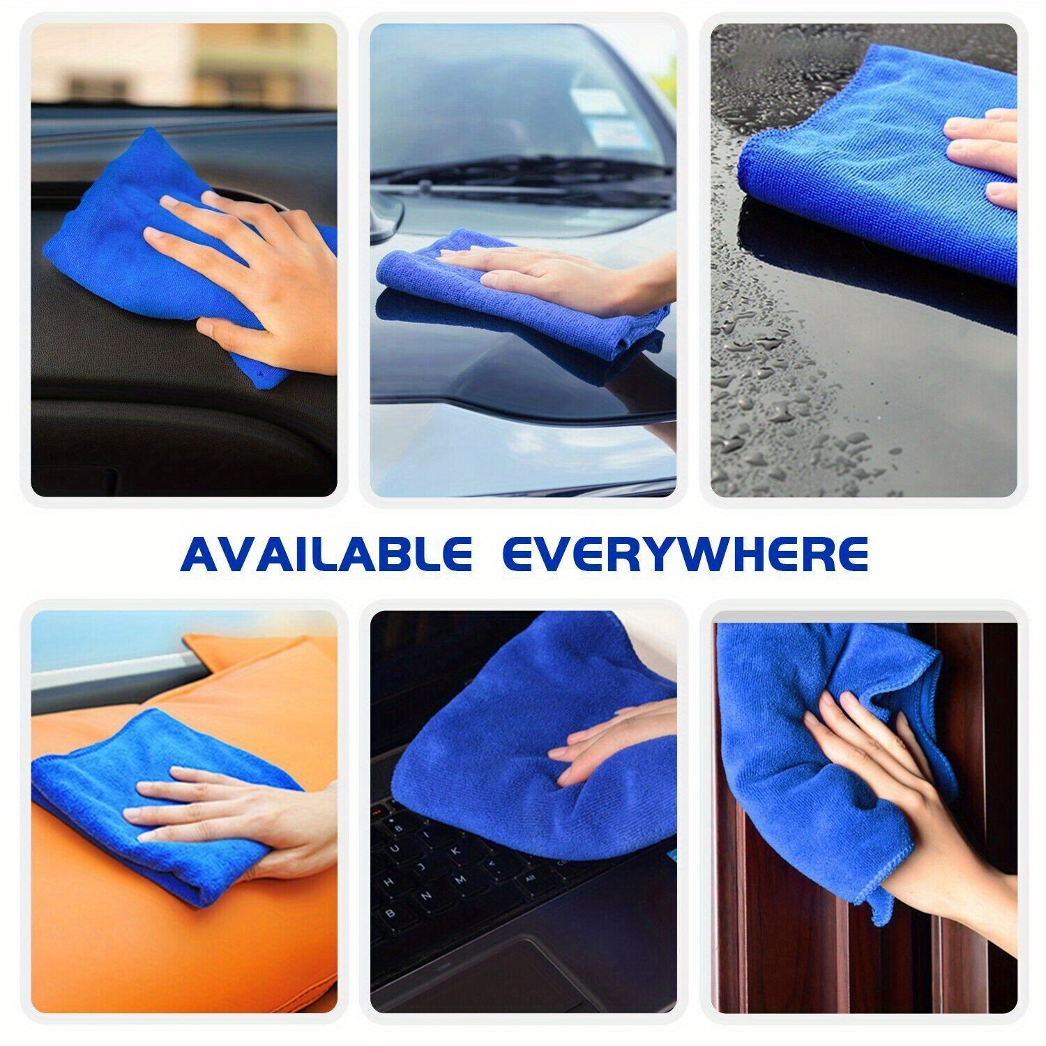 Microfiber Car Boat Cleaning Towel Motorcycle Glass Washing Towel