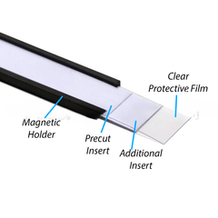 4pcs Type C Magnetic Label Clips for Organization