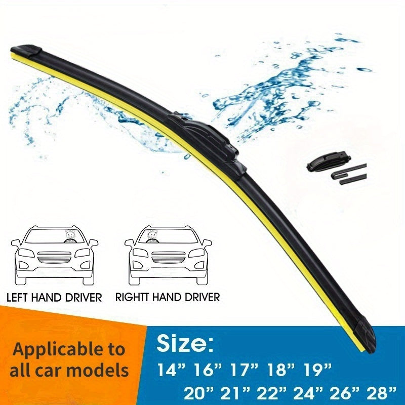 Universal Frameless Car Wiper Blade Silica Gel Windshield Wiper