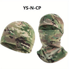 2pcs Winter Fleece Hats Windproof Helmet Liner for Men and Women