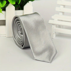 Men's Solid Tie for Wedding Party Business