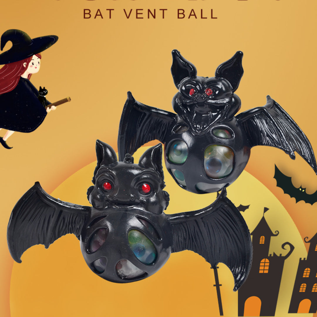 Bat Stress Relief Squeeze Toy Halloween Prank Gift Random Style