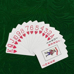 Large Print Poker Cards Frosted Waterproof Washable PVC Wear Resistant
