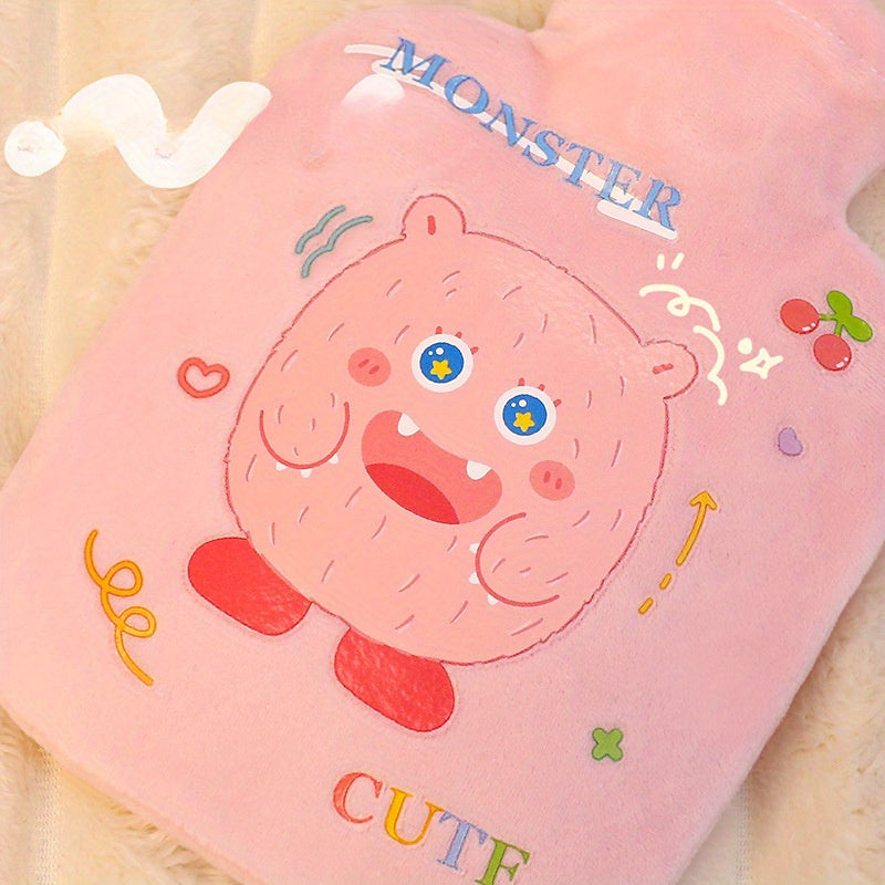 Cartoon Hand Warmer Portable Warm Water Bag 500ml Winter Essential
