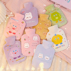 Cartoon Hand Warmer Portable Warm Water Bag 500ml Winter Essential