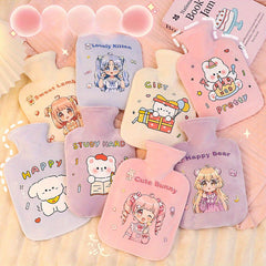 Cartoon Hand Warmer Portable Warm Water Bag 500ml Winter Essential