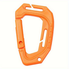 Durable D Shaped Carabiner Keyring for Backpacking