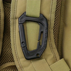 Durable D Shaped Carabiner Keyring for Backpacking