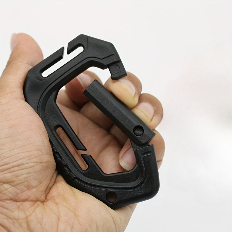 Durable D Shaped Carabiner Keyring for Backpacking