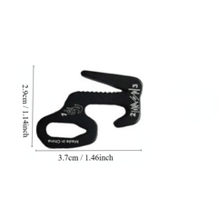 1pc Aluminum Tent Hook & Buckle Ideal for Camping