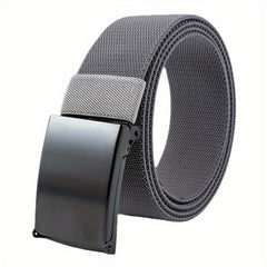 Men's Smooth Buckle Elastic Belt