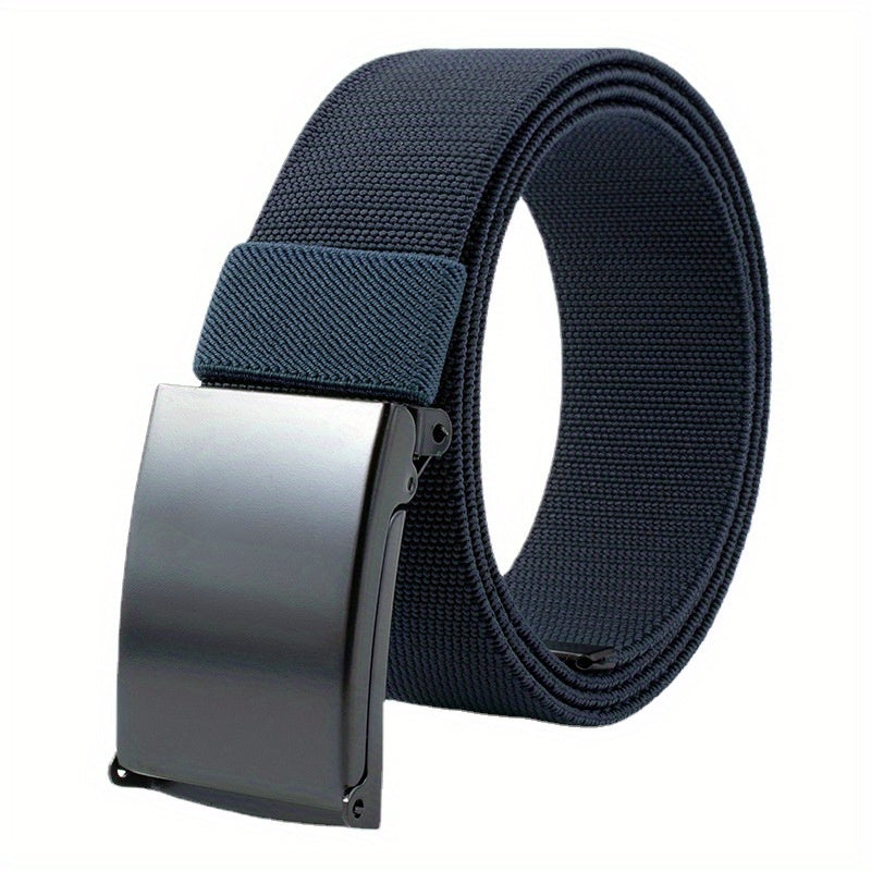 Men's Smooth Buckle Elastic Belt