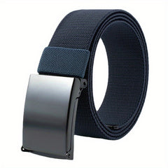 Men's Smooth Buckle Elastic Belt