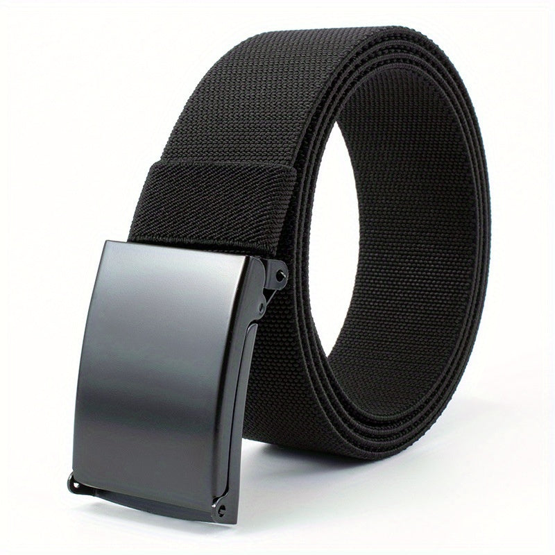 Men's Smooth Buckle Elastic Belt