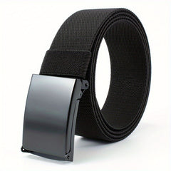 Men's Smooth Buckle Elastic Belt
