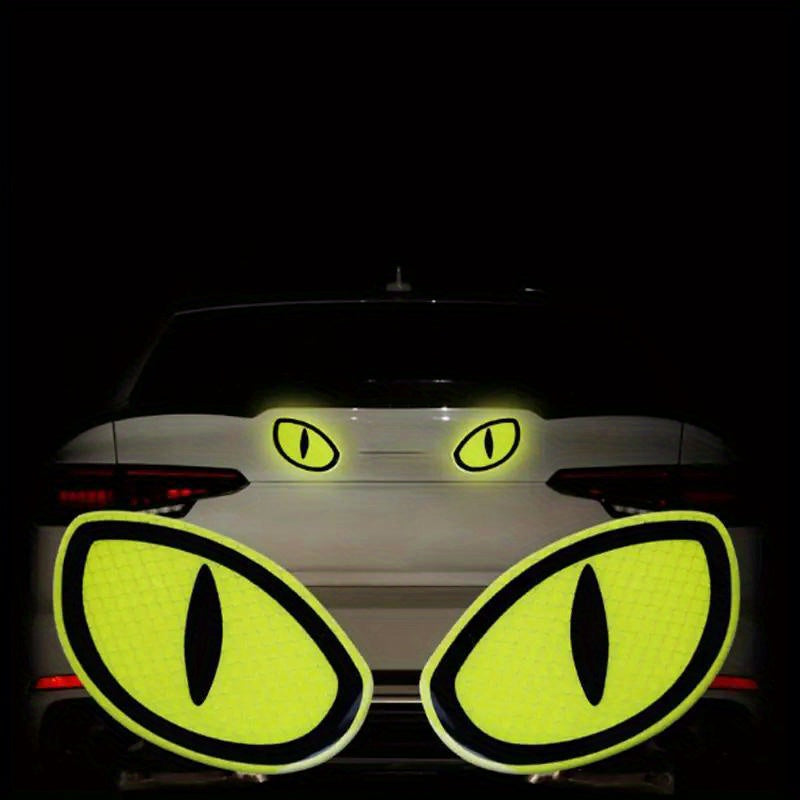2pcs High Visibility Reflective Safety Tape For Cars Trucks Motorcycles