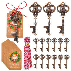 Christmas Santa Claus Key Bottle Openers 10pcs