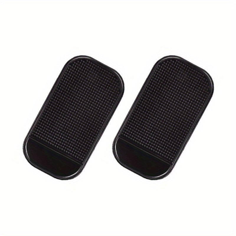 2pcs Car Anti Slip Pad Silicone Mobile Phone Sunglasses Non Slip Mat Dashboard