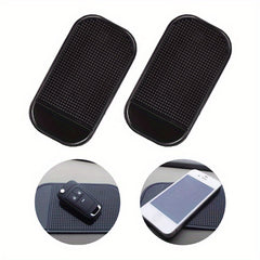 2pcs Car Anti Slip Pad Silicone Mobile Phone Sunglasses Non Slip Mat Dashboard