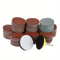 300pcs Sanding Discs 5.08cm Alumina Sanding Pads 80-3000 Grits Sandpaper
