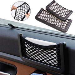 Car Storage Bag Net Pocket Phone Holder Car Accessories