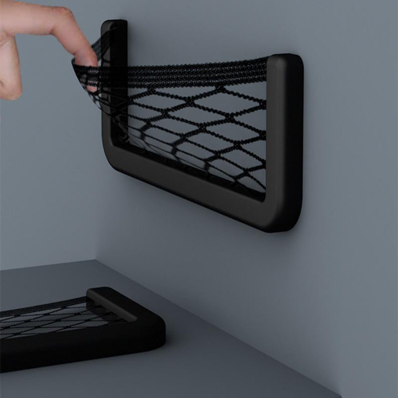 Car Storage Bag Net Pocket Phone Holder Car Accessories