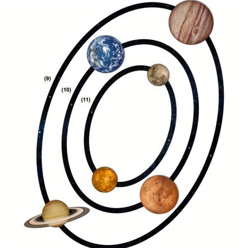 Solar System Spin 3D Paper Models DIY Origami