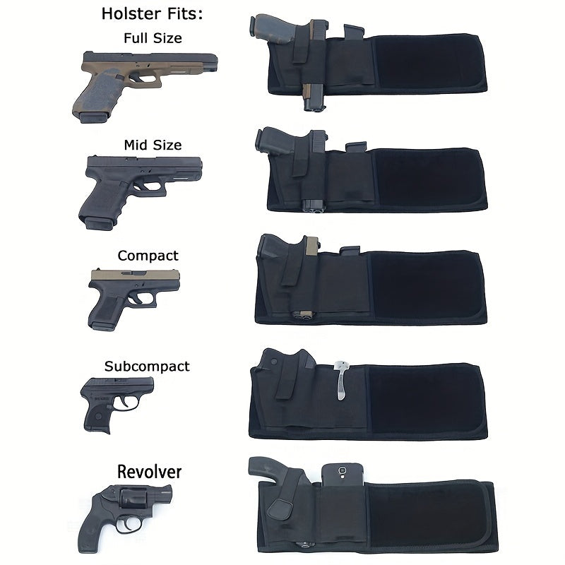 Concealed Carry Belly Band Holster Elastic And Breathable