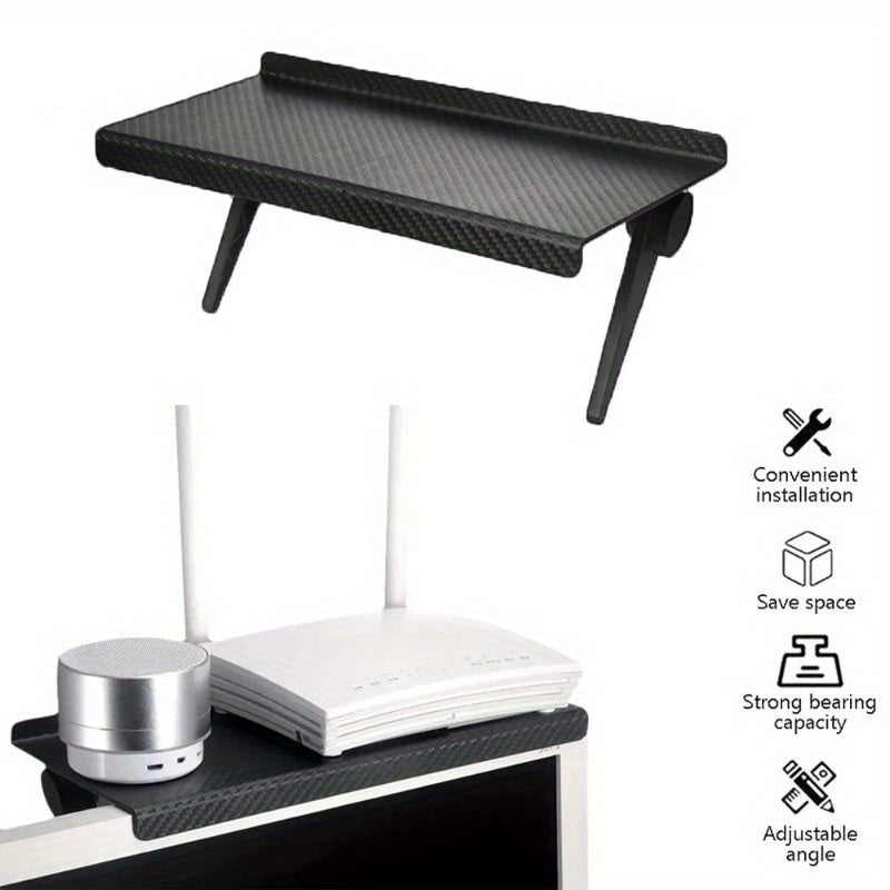 Adjustable & Foldable Top Shelf for TV & Monitor