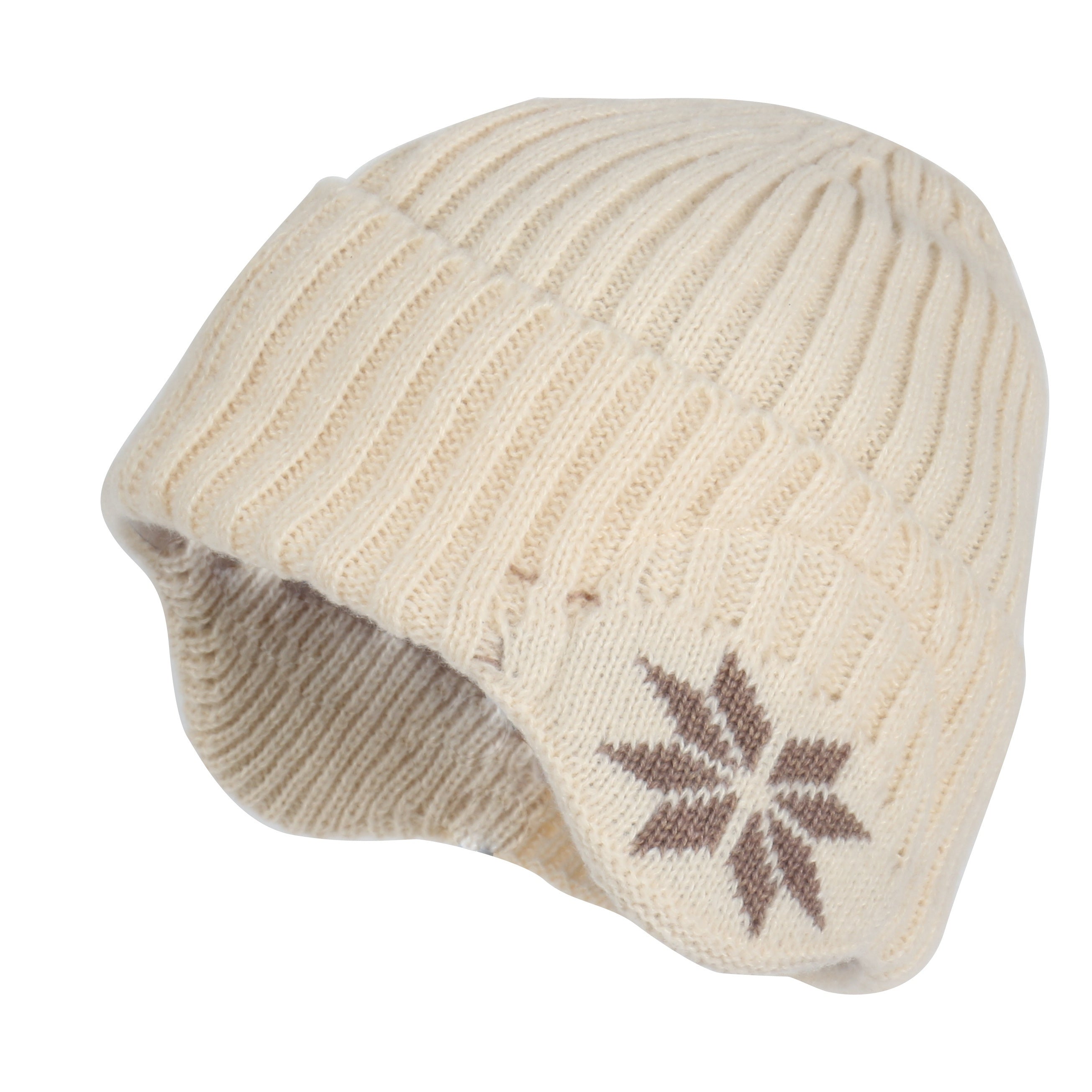 Winter Knitted Hat Velvet Ear Protection Beanie for Men