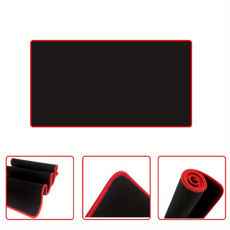 Blank Rubber Mouse Pad Oversized Thick Sewn Edge Mouse Pad