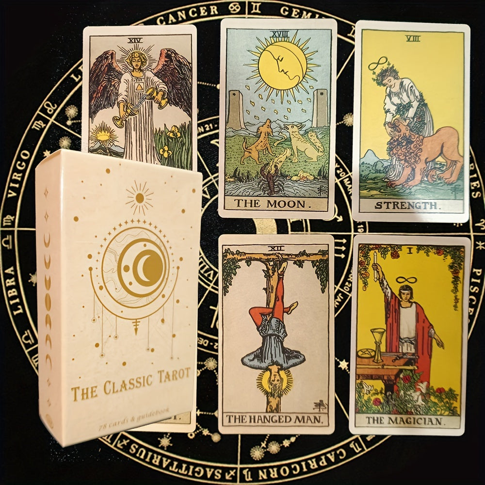 78pcs Classic Tarot Cards With Starter Game Guide