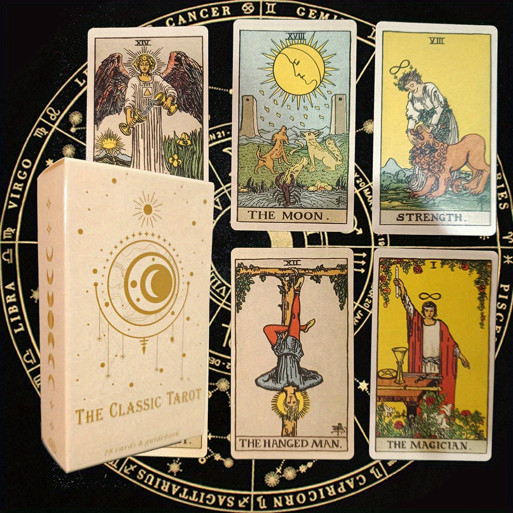 78pcs Classic Tarot Cards With Starter Game Guide