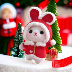 DIY Needle Felting Animal Kit Rabbit Felt Animals Needle Felting Kit