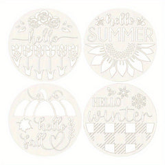 1pc Reusable Wooden Mold Porch Farmhouse Art Template - Thanksgiving Decor