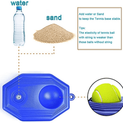 Tennis Trainer Rebounder Set for Self Training with Ball