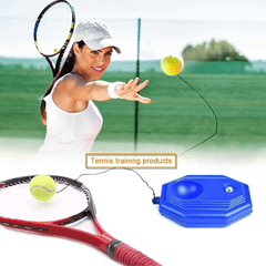 Tennis Trainer Rebounder Set for Self Training with Ball