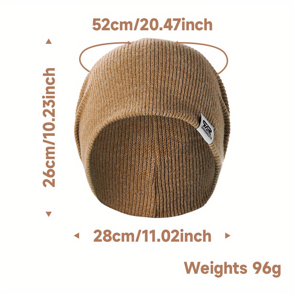 Winter Knitted Beanie Hat Skull Cap Slouch Beanies Women Men