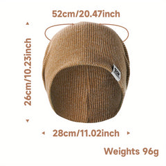 Winter Knitted Beanie Hat Skull Cap Slouch Beanies Women Men