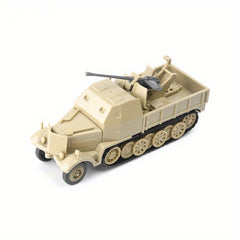 1/72 Half Track Armored Vehicle FLAK37 4D Assembly DIY Kit