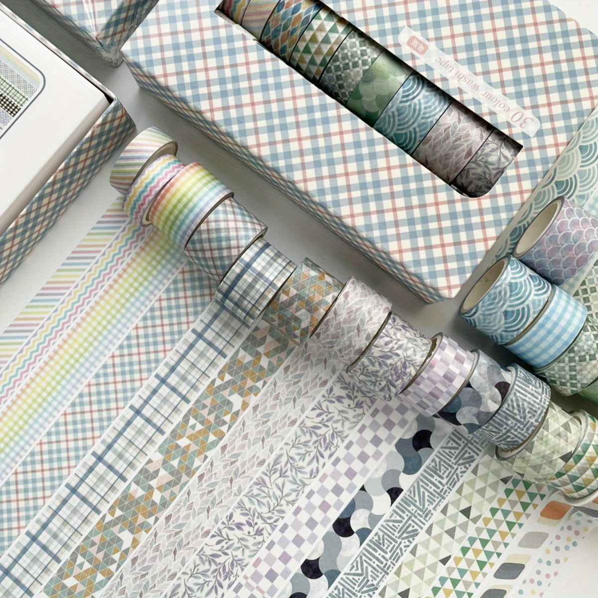 30 Rolls Nature Style Washi Tape Set 3.0m Each Bullet Journal Gift Wrap