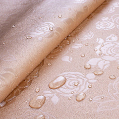 A4 Rose Pattern Waterproof Leather Fabric