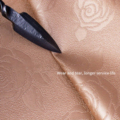 A4 Rose Pattern Waterproof Leather Fabric