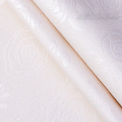 A4 Rose Pattern Waterproof Leather Fabric