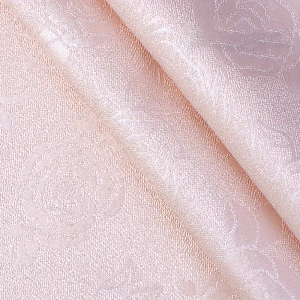 A4 Rose Pattern Waterproof Leather Fabric