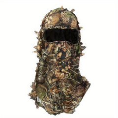Ghillie Suit Mask Camouflage Leafy Hat 3D Full Face Mask Headwear Turkey Camo