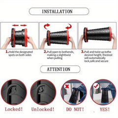 Portable Telescopic Folding Stool Outdoor Camping Retractable Stools