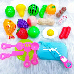 Kids' Cut Fruit & Veg Toy Kitchen DIY Set
