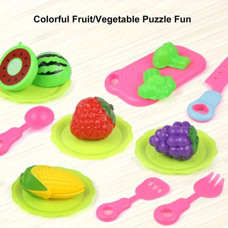 Kids' Cut Fruit & Veg Toy Kitchen DIY Set