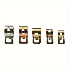75pc Colorful Zinc Plated Elastic Hoop 6-22mm Pipe Clamp Repair Tool Set